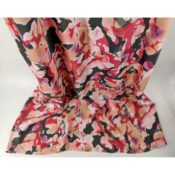 New Eloquii Bias Cut Slip Colorful Strappy Maxi Dress Size 26 - Picture 9 of 9